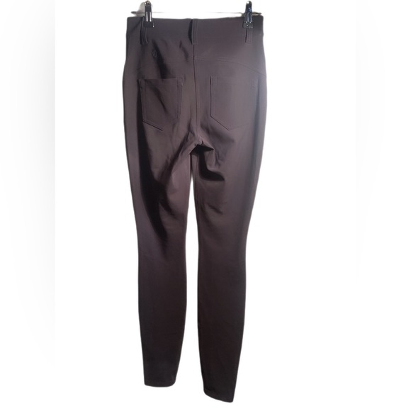 Lululemon black City Sleek 5 Pocket 7/8 bodycon soft Stretch lightweight Pant 2 - Picture 3 of 5